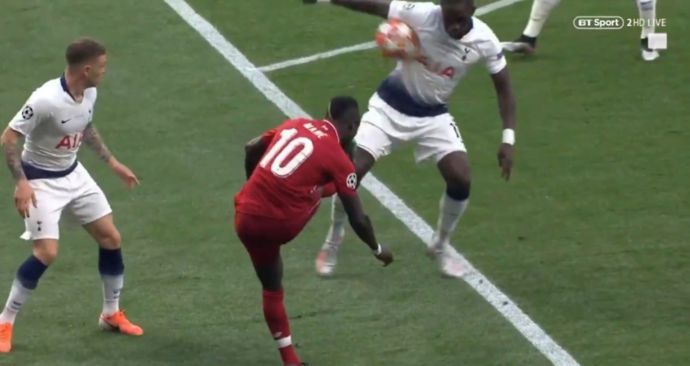 Moussa Sissoko gave away a penalty in the 2019 Champions League final
