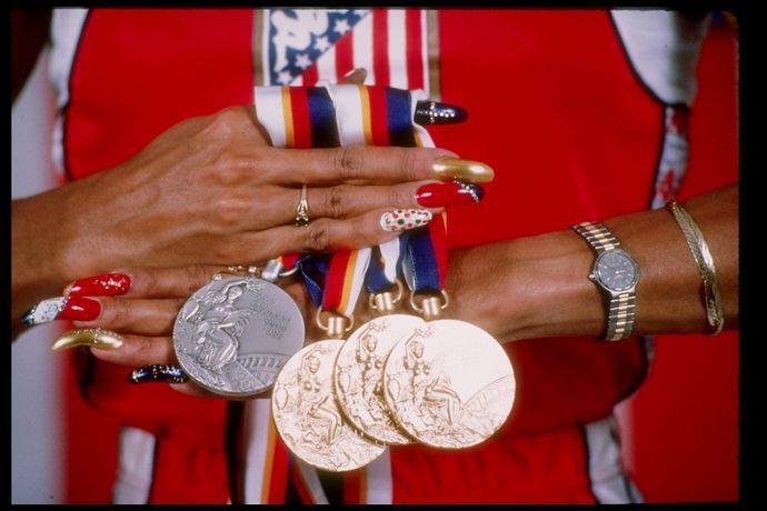 Florence Griffith Joyner earned four Olympic medals at Seoul 1988