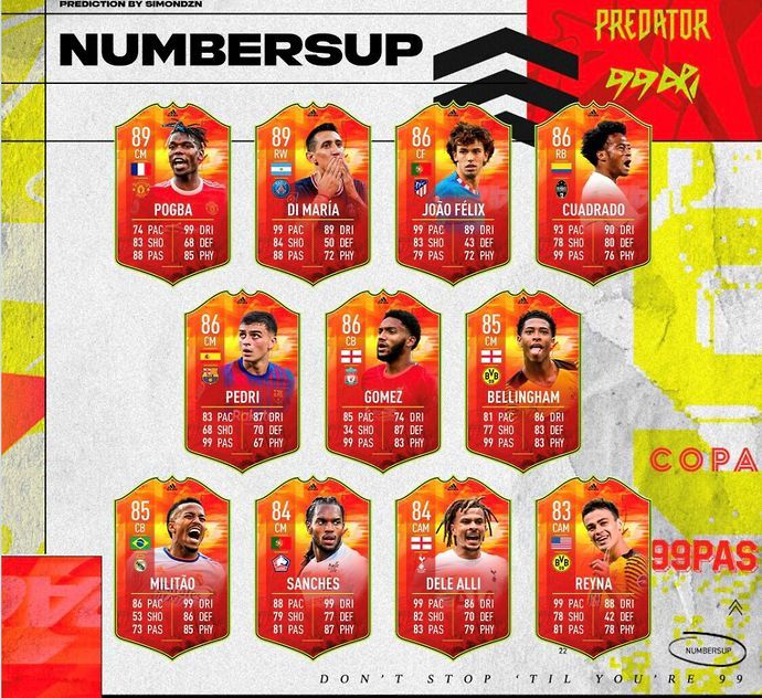 FIFA 22 Adidas 99 Numbers Up Promo: Leaks, Release Date, Full Squad, Predictions and Everything We Know So Far