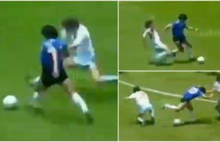 England players were brutal towards Diego Maradona in 1986