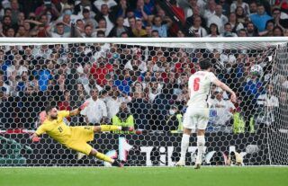 There was no stopping Harry Maguire's penalty vs Italy