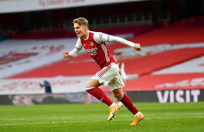 Odegaard has adapted well to life at Arsenal