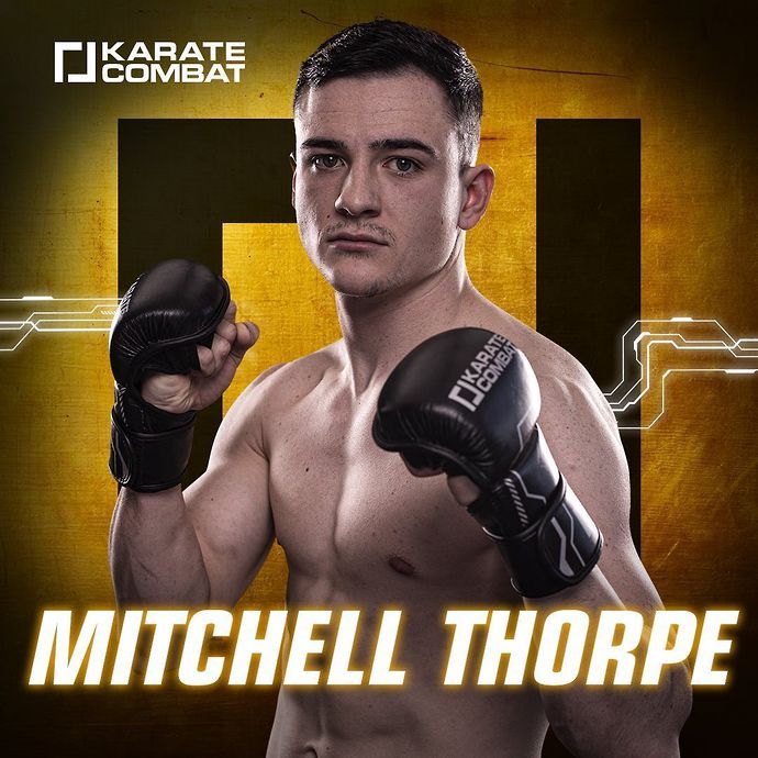 Karate Combat fighter Mitchell Thorpe