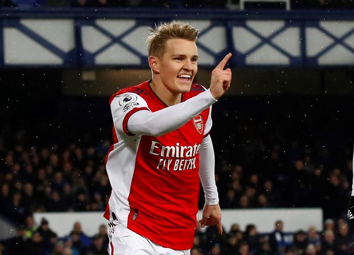 Martin Odegaard has gone from strength to strength at Arsenal