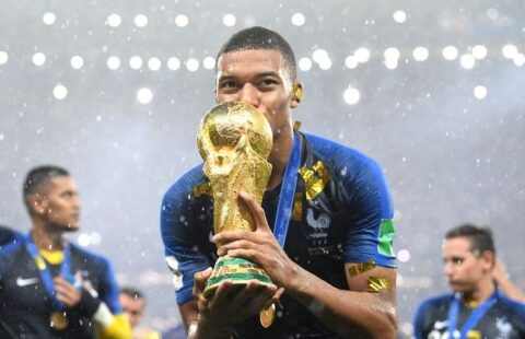 Mbappe won the World Cup with France in 2018
