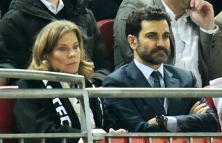 Newcastle United co-owners Amanda Staveley and Mehrdad Ghodoussi
