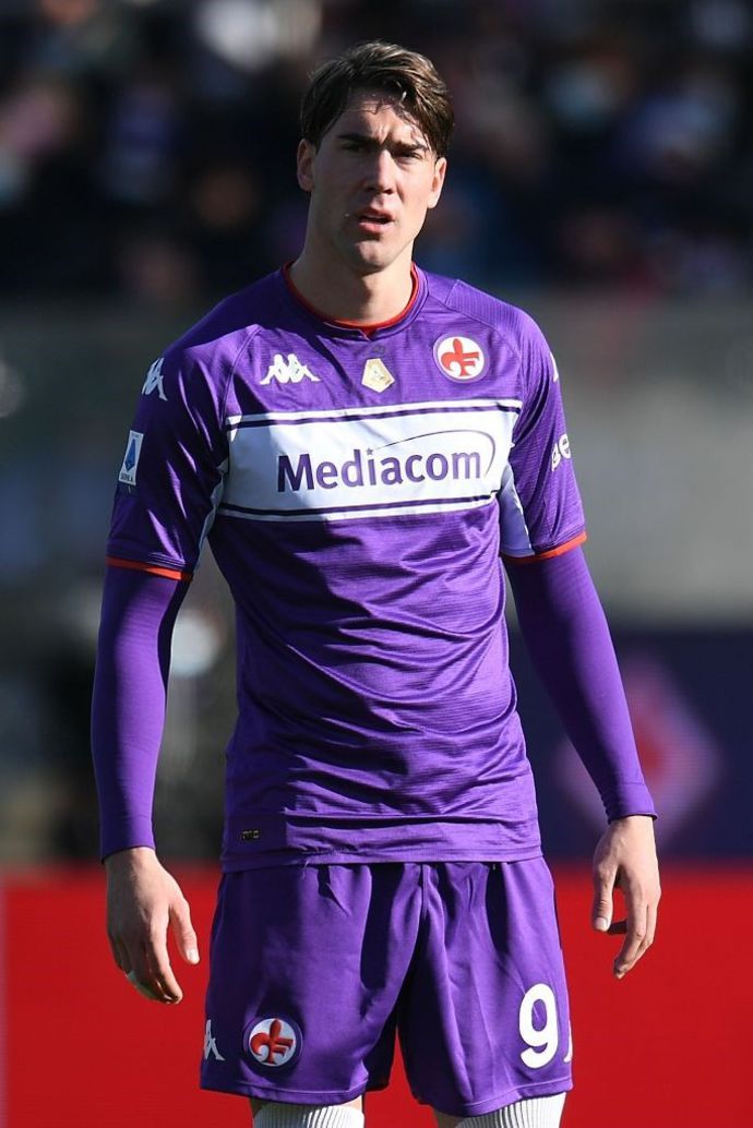 Vlahovic with Fiorentina