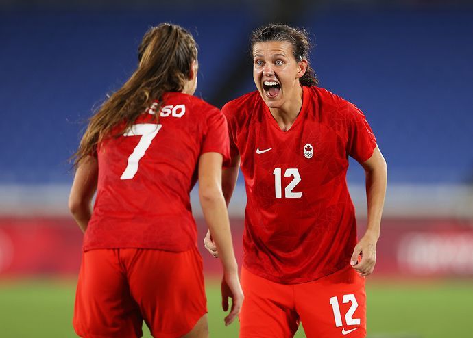 Christine Sinclair has been included in the GiveMeSport Women power rankings for 2021