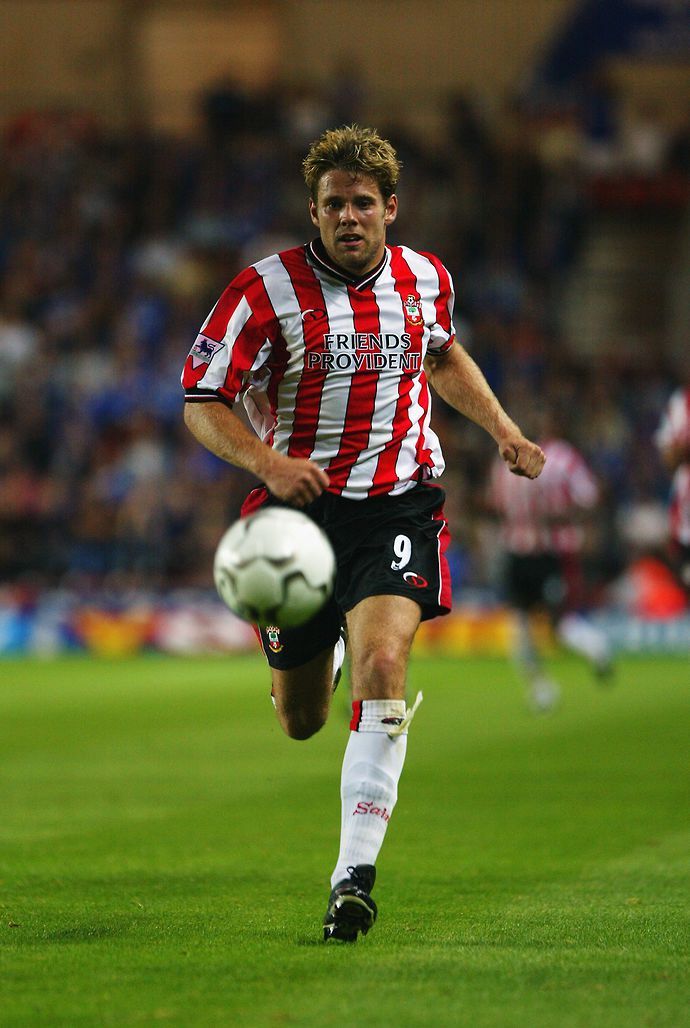 James Beattie chases a ball for Southampton
