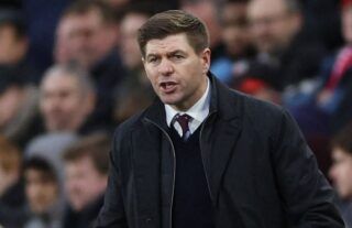 Aston Villa head coach Steven Gerrard
