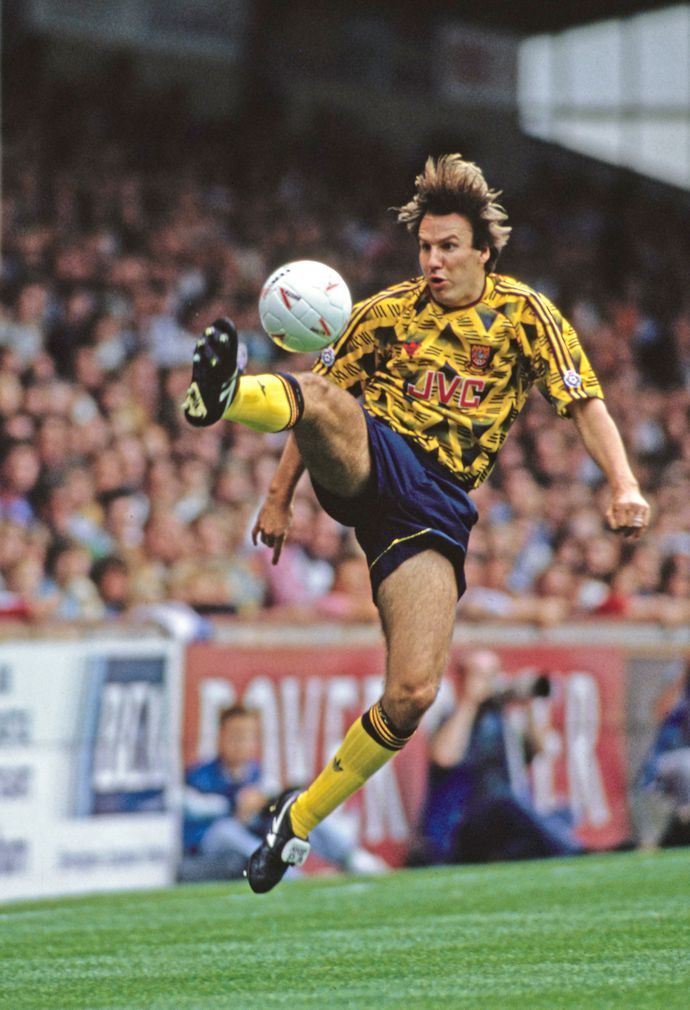Paul Merson in action for Arsenal
