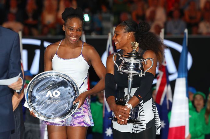 Serena Williams beat Venus Williams in the final of the 2017 Australian Open
