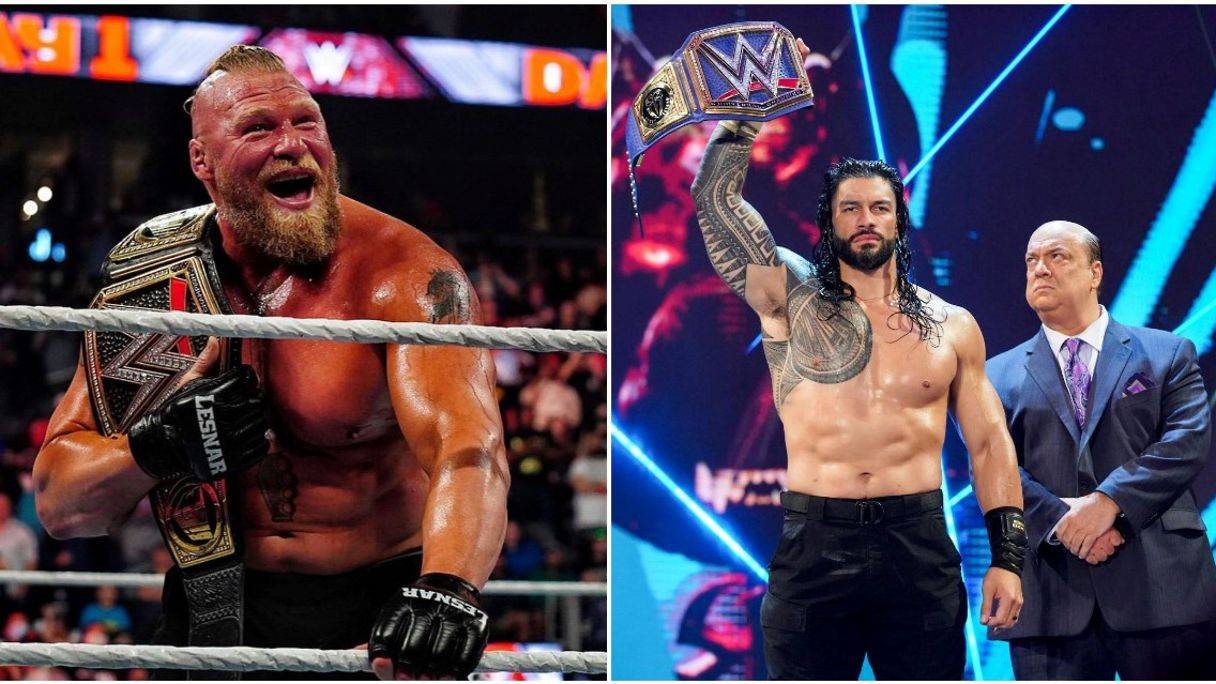 Brock Lesnar and Roman Reigns are two of WWE's biggest stars right now
