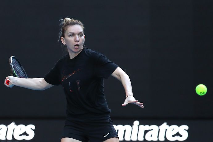 Simona Halep is hoping to rise back into the world top 10 this year