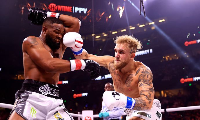 Jake Paul knocked out Tyron Woodley in the seventh round
