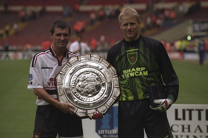 Roy Keane and Peter Schmeichel came to blows many times at Man United