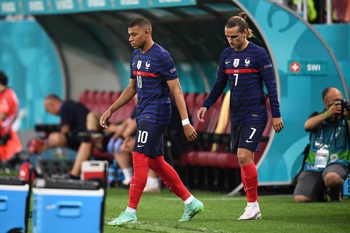 Griezmann and Mbappe for France