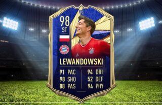 Robert Lewandowski has been seen in a FIFA 22 TOTY Kit