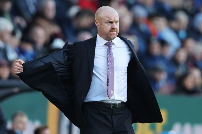 Dyche with Burnley
