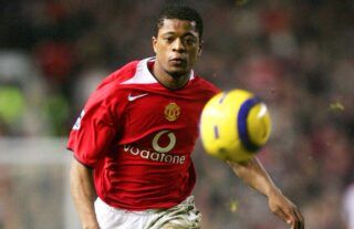 Patrice Evra during his time at Man United