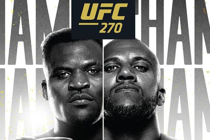 UFC 270 Poster Ngannou vs Gane