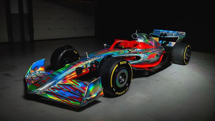 The new Formula 1 car for 2022.