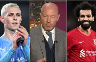 Salah and Foden are included in Shearer's PL team of the season so far