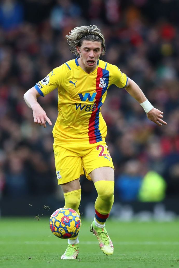 Conor Gallagher in action for Crystal Palace