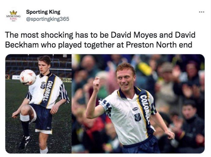 David Beckham and David Moyes