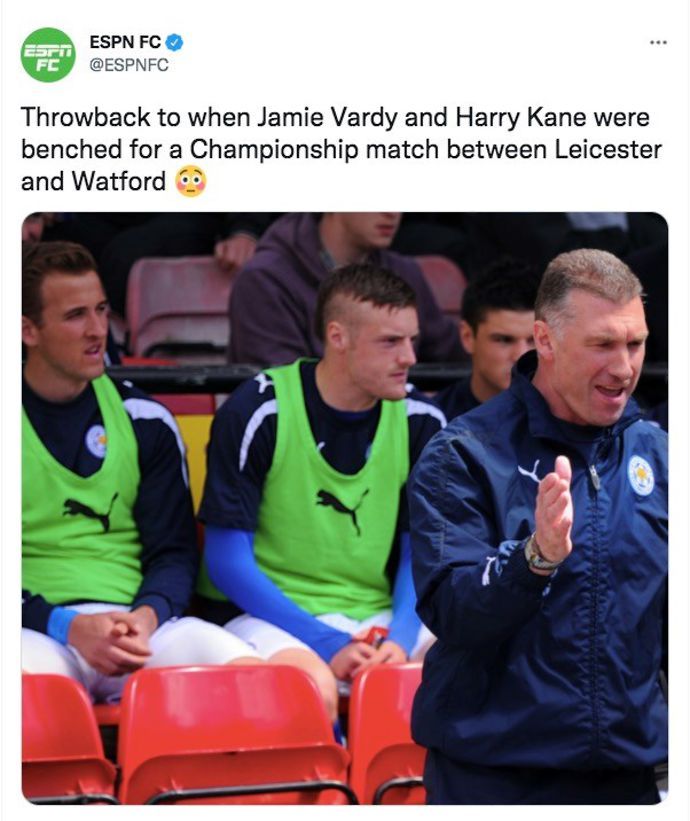 Jamie Vardy and Harry Kane