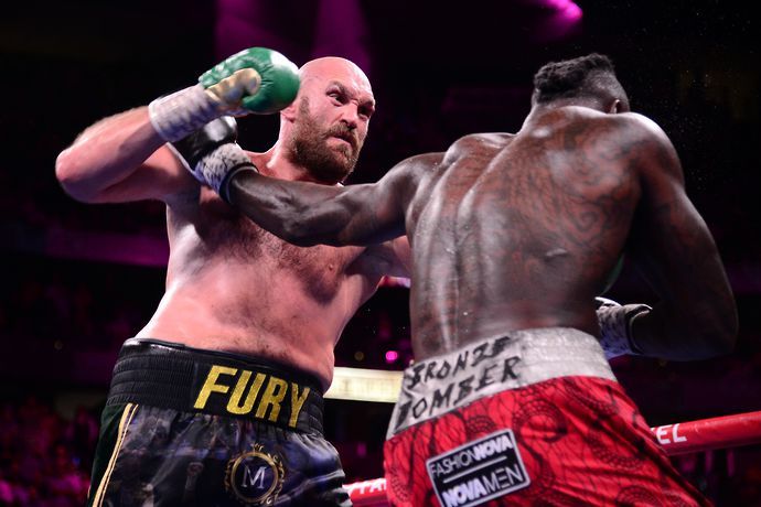 Tyson Fury knocked out Deontay Wilder in the eleventh round of their trilogy fight