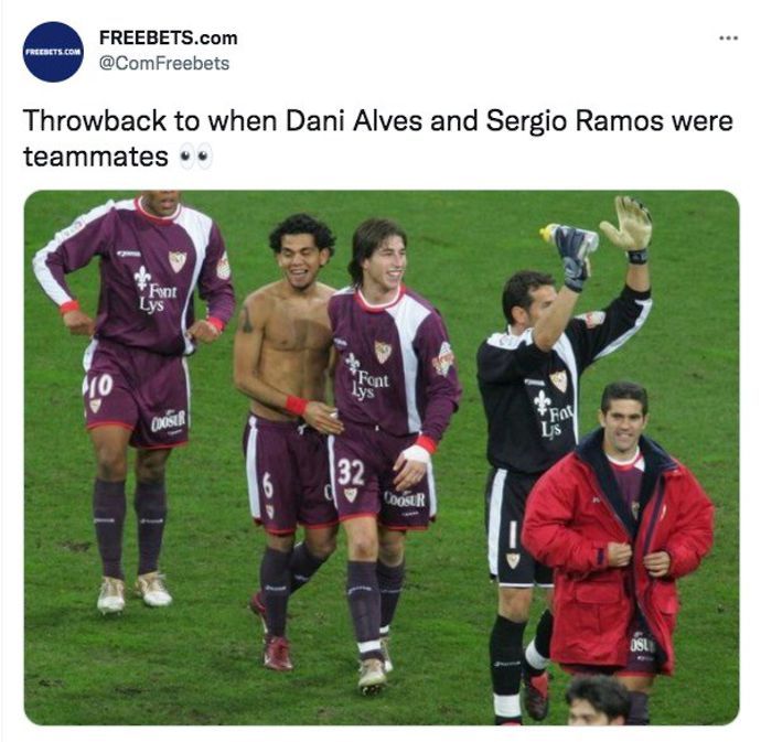 Dani Alves and Sergio Ramos