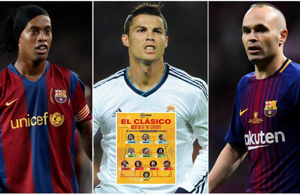 Messi, Zidane, Ronaldo: The best Barcelona + Real Madrid XI of the century has been named
