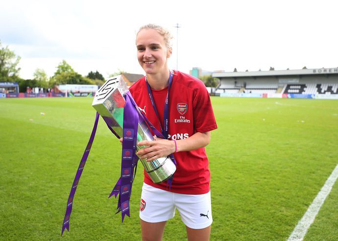 Vivianne Miedema has won trophies with Arsenal