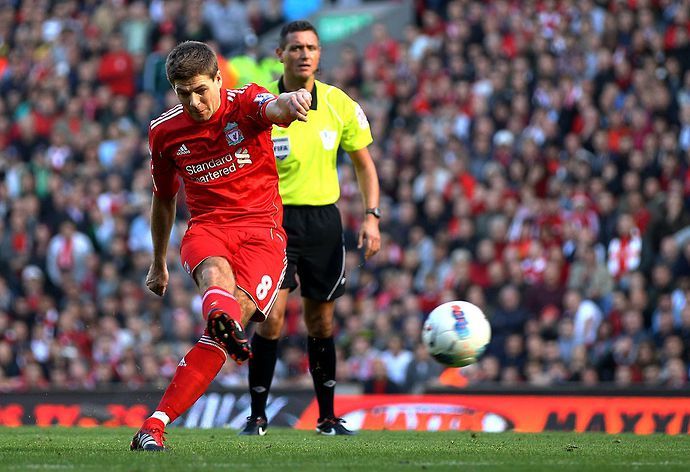 Gerrard with Liverpool