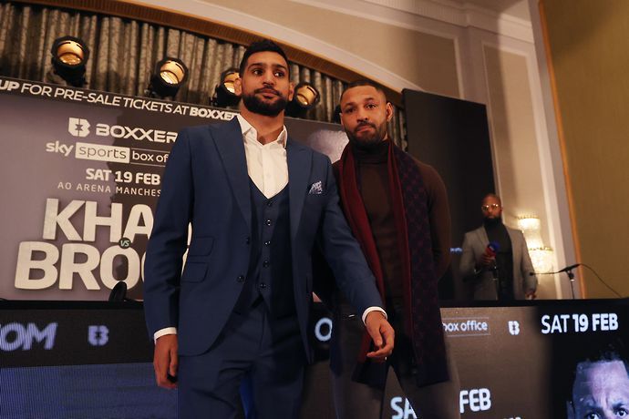 Amir Khan will take on Kell Brook at Manchester Arena on February 19