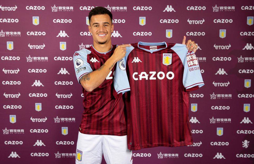 Philippe Coutinho signed for Aston Villa on loan until the end of the season.