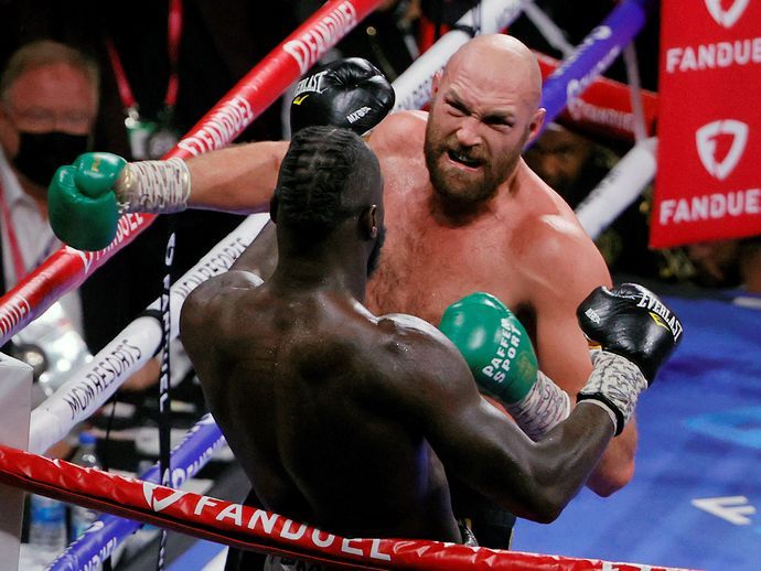 Tyson Fury knocked out Deontay Wilder in the eleventh round of their trilogy fight last November