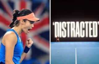 Tennis star Emma Raducanu has hit back at claims she is "distracted" in a new advert for Nike