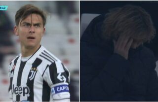 Paulo Dybala glared towards the stands after his goal vs Udinese