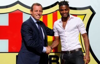Alex Song has admitted he joined Barcelona solely for money