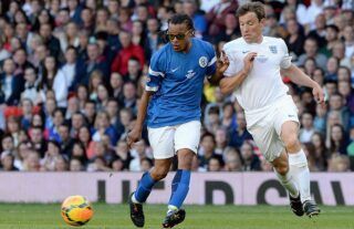 Edgar Davids was part of a World XI for the 2014 Soccer Aid match