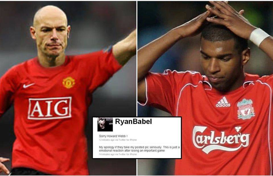 Man Utd v Liverpool: Ryan Babel's 2011 Twitter swipe at Howard Webb made PL history