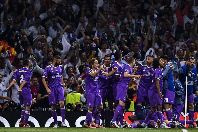 Real Madrid players vs Juventus in 2017