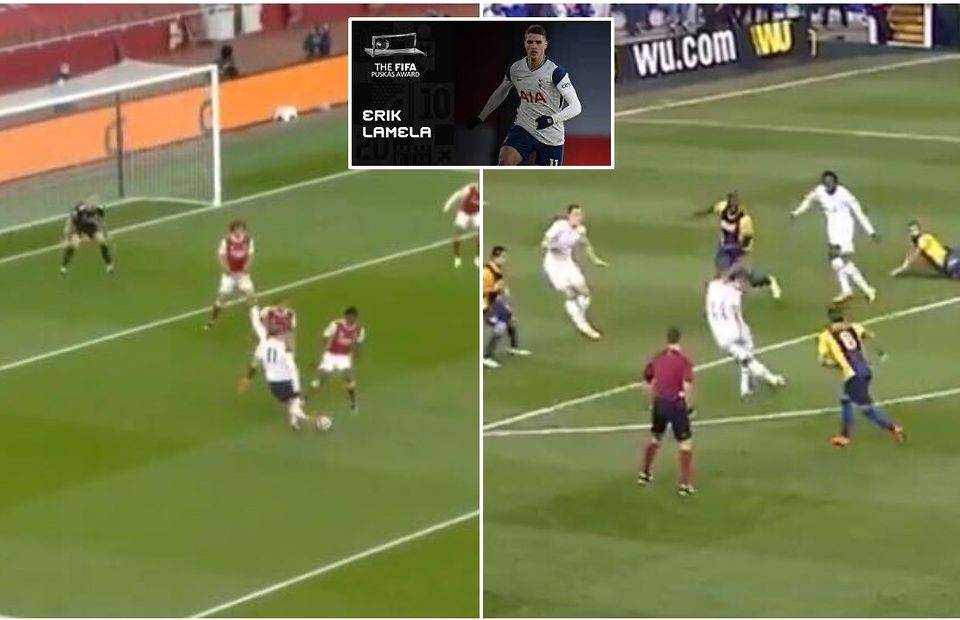 Puskas Award: Erik Lamela's 2014 rabona vs Asteras was better than Arsenal goal