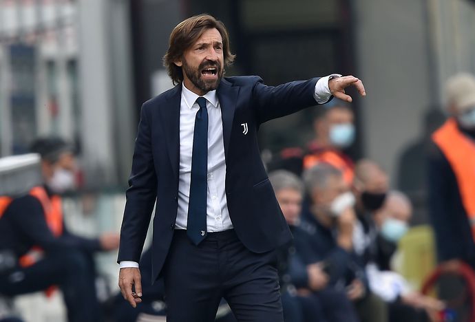 Andrea Pirlo as Juventus manager.