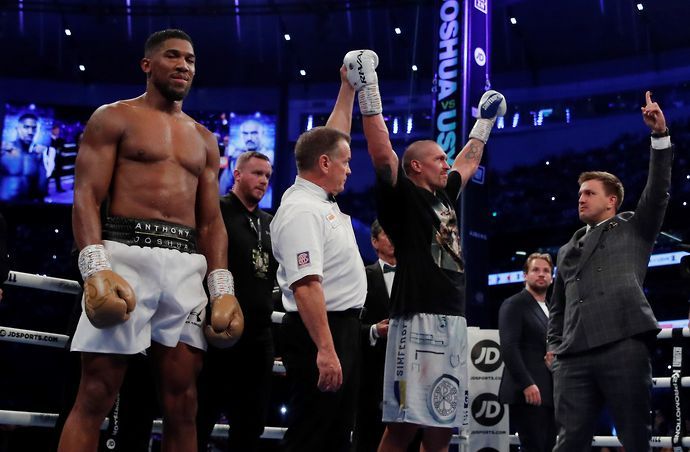Anthony Joshua and Oleksandr Usyk are set to throw down again in April