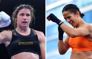 Boxing star Katie Taylor has revealed she hopes a 'career-defining' 2022 will start with a bout against Amanda Serrano