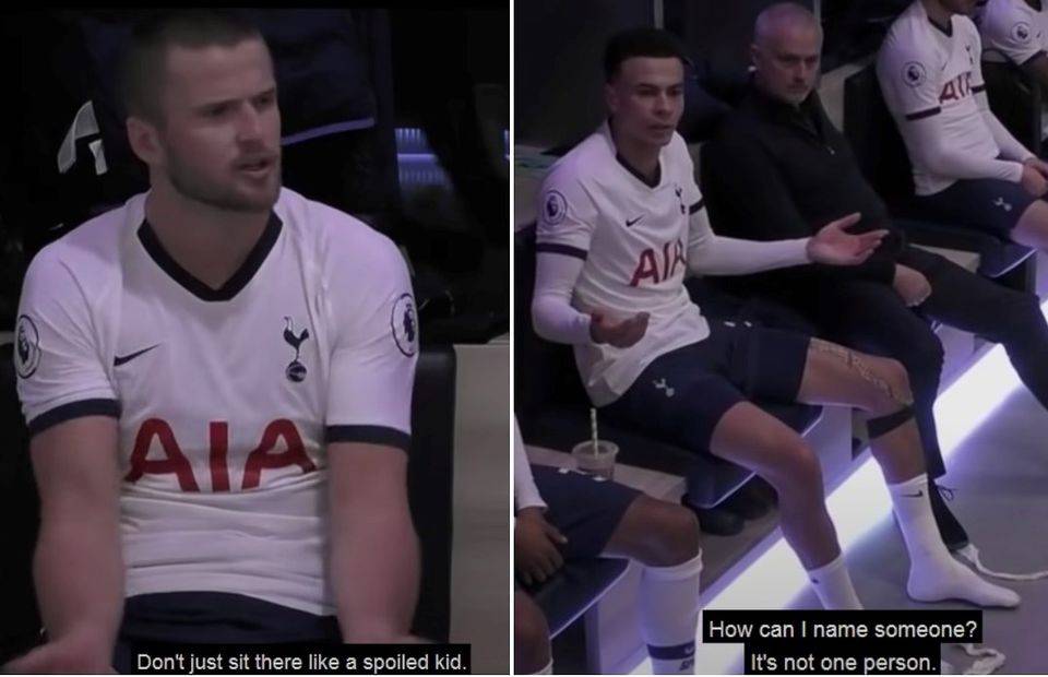 When Eric Dier and Dele Alli went at it in the Spurs dressing room