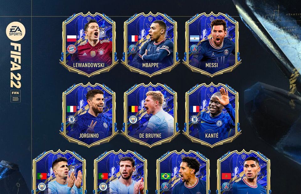folder period Eight FIFA 22 TOTY: Full Team of the Year Squad Leaked | GiveMeSport